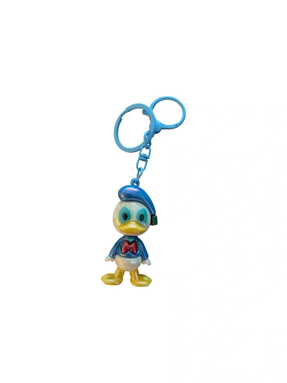 DONALD DUCK 3D IRIDESCENT BAG CHARM KEYCHAIN